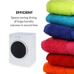 Jet Set Mini-Wäschetrockner Ablufttrockner 1020W EEK C 3kg 50cm Weiß 14 Jet Set Mini-Wäschetrockner Ablufttrockner 1020W EEK C 3kg 50cm Weiß -Einrichtungsgeschäft 10034158 yy 0005 logo Klarstein Jet Set Waeschetrockner weiss