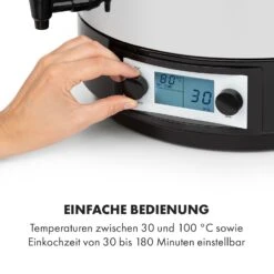 KonfiStar 40 Digital Einkocher Getränkespender 2500W 40L 100°C 180min -Einrichtungsgeschäft 10034239 de 0004 logo