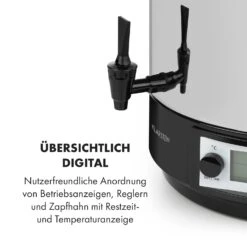 KonfiStar 40 Digital Einkocher Getränkespender 2500W 40L 100°C 180min -Einrichtungsgeschäft 10034239 de 0006 logo