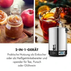 KonfiStar 40 Digital Einkocher Getränkespender 2500W 40L 100°C 180min -Einrichtungsgeschäft 10034239 de 0007 logo
