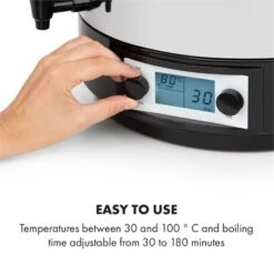 KonfiStar 60 Digital Einkocher Getränkespender 2500W 60L 100°C 180min -Einrichtungsgeschäft 10034241 yy 0004 logo Digital Food Preserver 60L