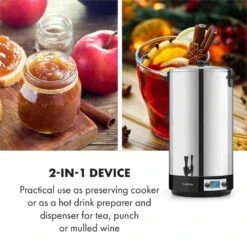 KonfiStar 60 Digital Einkocher Getränkespender 2500W 60L 100°C 180min -Einrichtungsgeschäft 10034241 yy 0007 logo Digital Food Preserver 60L