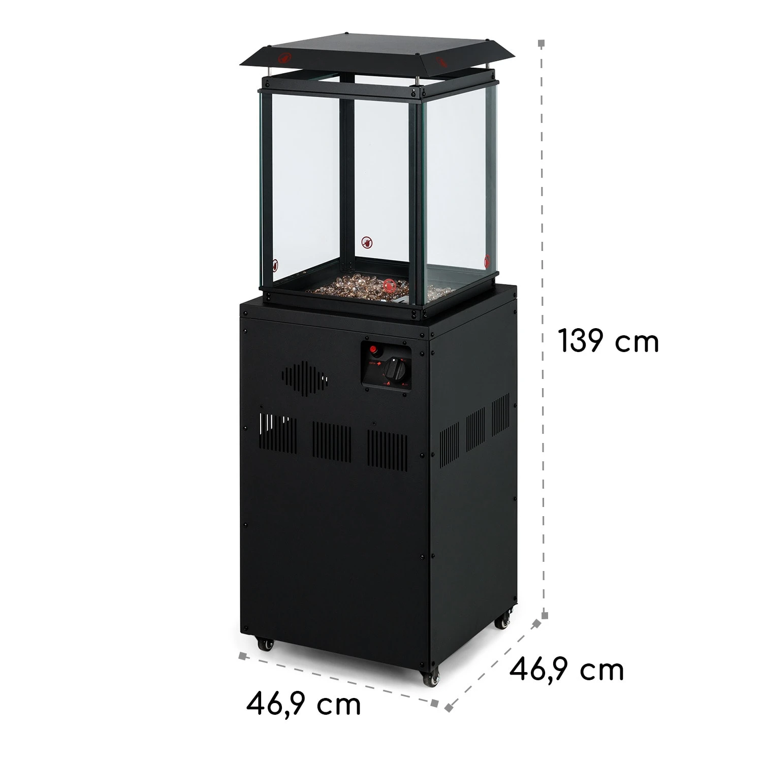 Flagranti Gasheizstrahler 8kW Gasflasche Bis 11kg Edelstahl Schwarz 11 Flagranti Gasheizstrahler 8kW Gasflasche Bis 11kg Edelstahl Schwarz – Bild 9