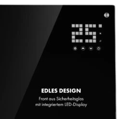 Bornholm Smart Konvektions-Heizgerät | 2000 W | SmartHeat Design: WiFi-Verbindung | LED-Display | 24-h-Timer | 2 Heizstufen: 1000 / 2000 W | IP24: Spritzwassergeschützt | Fernbedienung | Standgerät -Einrichtungsgeschäft 10034391 de 0006 logo