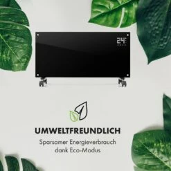 Bornholm Smart Konvektions-Heizgerät | 2000 W | SmartHeat Design: WiFi-Verbindung | LED-Display | 24-h-Timer | 2 Heizstufen: 1000 / 2000 W | IP24: Spritzwassergeschützt | Fernbedienung | Standgerät -Einrichtungsgeschäft 10034391 de 0007 logo