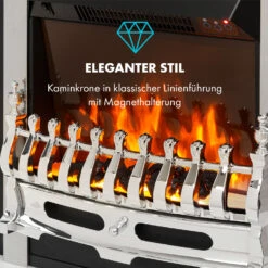 Verbier Elektrischer Kamin Elektrokamin 1000 / 2000 W LED-InstaFire Thermostat Timer Überhitzungsschutz -Einrichtungsgeschäft 10034396 de 0006 logo