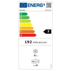 Iceblokk 50 Gefriertruhe Freistehend 51 L Korb Abschließbar -Einrichtungsgeschäft 10034436 energy label