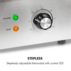 Grillmeile 3000R Elektrogrill 3000W Platte 54,5x35cm Geriffelt -Einrichtungsgeschäft 10034449 yy 0003 logo Klarstein Grillmeile 3000R Pro Grill geriffelt