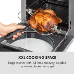 AeroVital Easy Touch Heißluftfritteuse 1700W 14l Timer 16 Programme Schwarz 13 AeroVital Easy Touch Heißluftfritteuse 1700W 14l Timer 16 Programme Schwarz -Einrichtungsgeschäft 10034452 yy 0004 logo Klarstein AeroVital easy touch Fritteuse schwarz