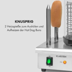 Wurstfabrik Pro 550 Hot Dog Maker 550W 2 Spieße 5L 30-100°C Edelstahl 16 Wurstfabrik Pro 550 Hot Dog Maker 550W 2 Spieße 5L 30-100°C Edelstahl -Einrichtungsgeschäft 10034453 de 0005 logo