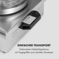 Wurstfabrik Pro 550 Hot Dog Maker 550W 2 Spieße 5L 30-100°C Edelstahl 18 Wurstfabrik Pro 550 Hot Dog Maker 550W 2 Spieße 5L 30-100°C Edelstahl -Einrichtungsgeschäft 10034453 de 0007 logo