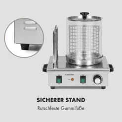Wurstfabrik Pro 550 Hot Dog Maker 550W 2 Spieße 5L 30-100°C Edelstahl 19 Wurstfabrik Pro 550 Hot Dog Maker 550W 2 Spieße 5L 30-100°C Edelstahl -Einrichtungsgeschäft 10034453 de 0008 logo