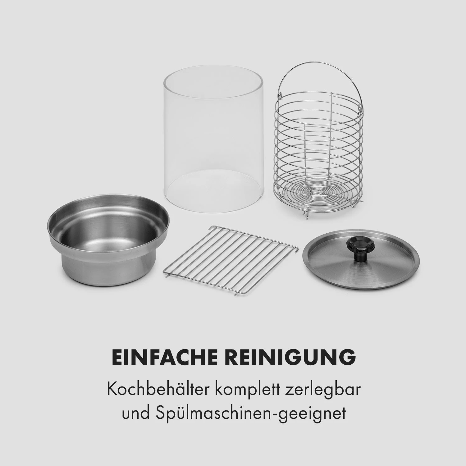 Wurstfabrik Pro 550 Hot Dog Maker 550W 2 Spieße 5L 30-100°C Edelstahl 11 Wurstfabrik Pro 550 Hot Dog Maker 550W 2 Spieße 5L 30-100°C Edelstahl – Bild 9