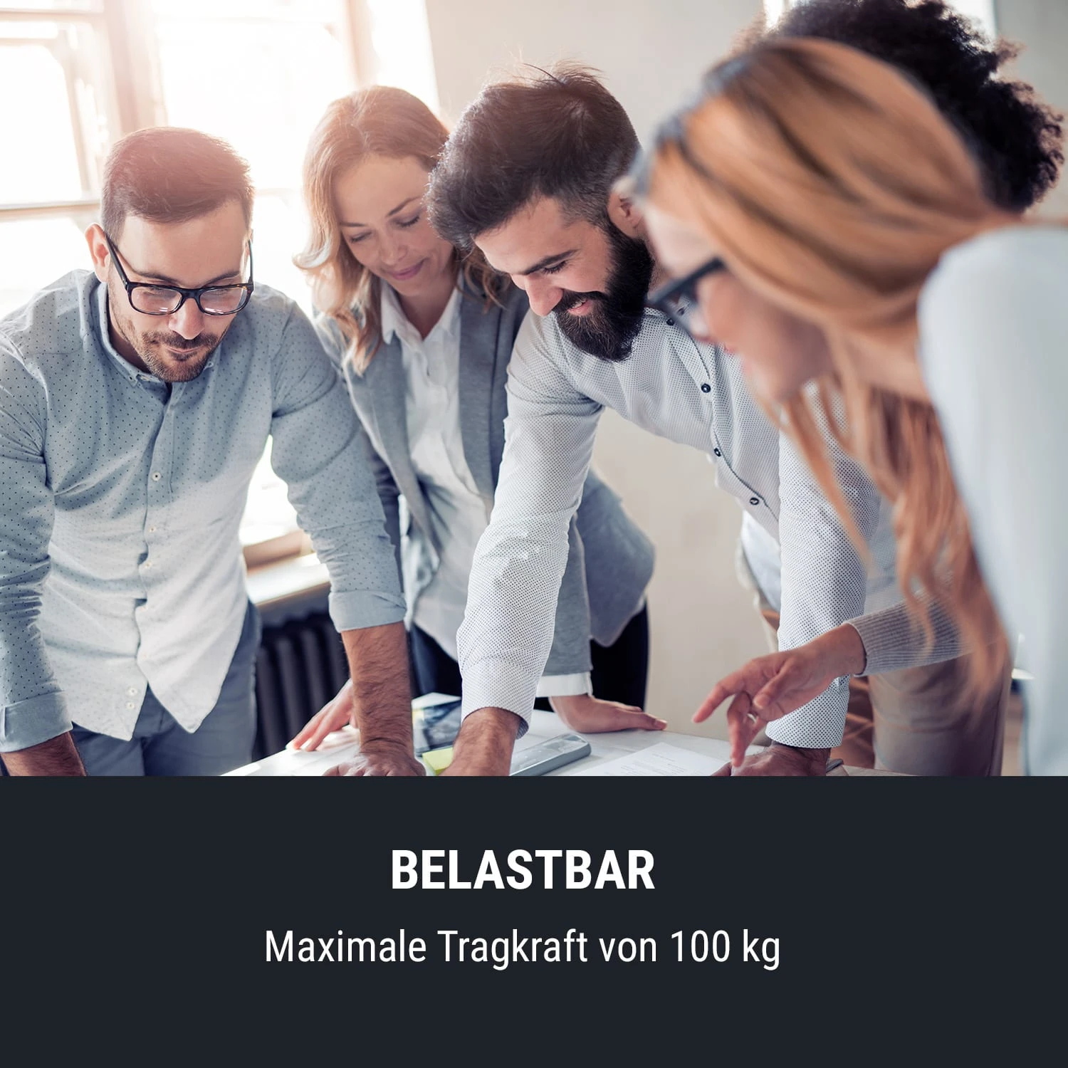 Multidesk Comfort Höhenverstellbarer Schreibtisch Elektrisch 62-128 Cm 6 Multidesk Comfort Höhenverstellbarer Schreibtisch Elektrisch 62-128 Cm – Bild 4