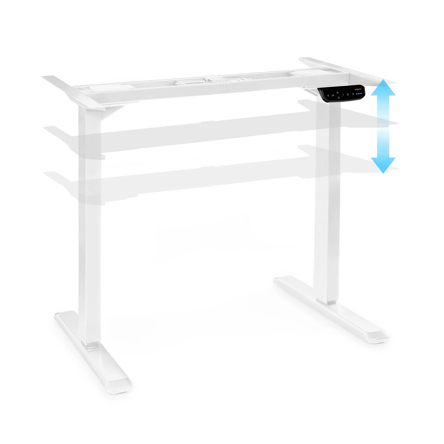 Multidesk Comfort Höhenverstellbarer Schreibtisch Elektrisch 62-128 Cm 3 Multidesk Comfort Höhenverstellbarer Schreibtisch Elektrisch 62-128 Cm