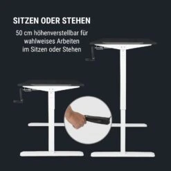 Multidesk Höhenverstellbarer Schreibtisch Manuell 73-123 Cm Höhe Weiß 16 Multidesk Höhenverstellbarer Schreibtisch Manuell 73-123 Cm Höhe Weiß -Einrichtungsgeschäft 10034481 de 0006 logo