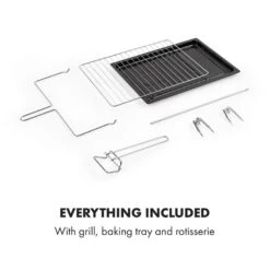 Masterchef 45 Mini-Backofen 45l 2000W 100-230 °C Timer Schwarz 16 Masterchef 45 Mini-Backofen 45l 2000W 100-230 °C Timer Schwarz -Einrichtungsgeschäft 10034496 yy 0008 logo Klarstein Masterchef 45 Mini Backofen 45l schwarz