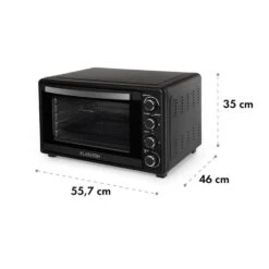 Masterchef 45 Mini-Backofen 45l 2000W 100-230 °C Timer Schwarz 17 Masterchef 45 Mini-Backofen 45l 2000W 100-230 °C Timer Schwarz -Einrichtungsgeschäft 10034496 yy 0009 logo Klarstein Masterchef 45 Mini Backofen 45l schwarz