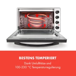 Masterchef 45 Mini-Backofen 45l 2000W 100-230 °C Timer Silber 13 Masterchef 45 Mini-Backofen 45l 2000W 100-230 °C Timer Silber -Einrichtungsgeschäft 10034497 de 0003 logo