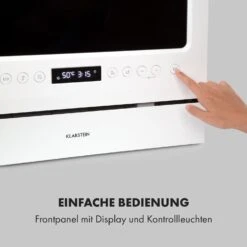 Azuria Geschirrspülmaschine 1380W 6,5L 6 Gedecke Schwarze Glasfront -Einrichtungsgeschäft 10034510 de 0004 logo