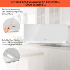 Kronleuchter XL Inselabzugshaube 90cm Umluft 590m³/h LED Touch Weiß 14 Kronleuchter XL Inselabzugshaube 90cm Umluft 590m³/h LED Touch Weiß -Einrichtungsgeschäft 10034523 de 0004 usp
