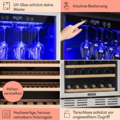 Vinovilla Grande 127 Built-in Uno Weinkühlschrank 320 Ltr 127 Fl. LED -Einrichtungsgeschäft 10034524 DE 0005 usp