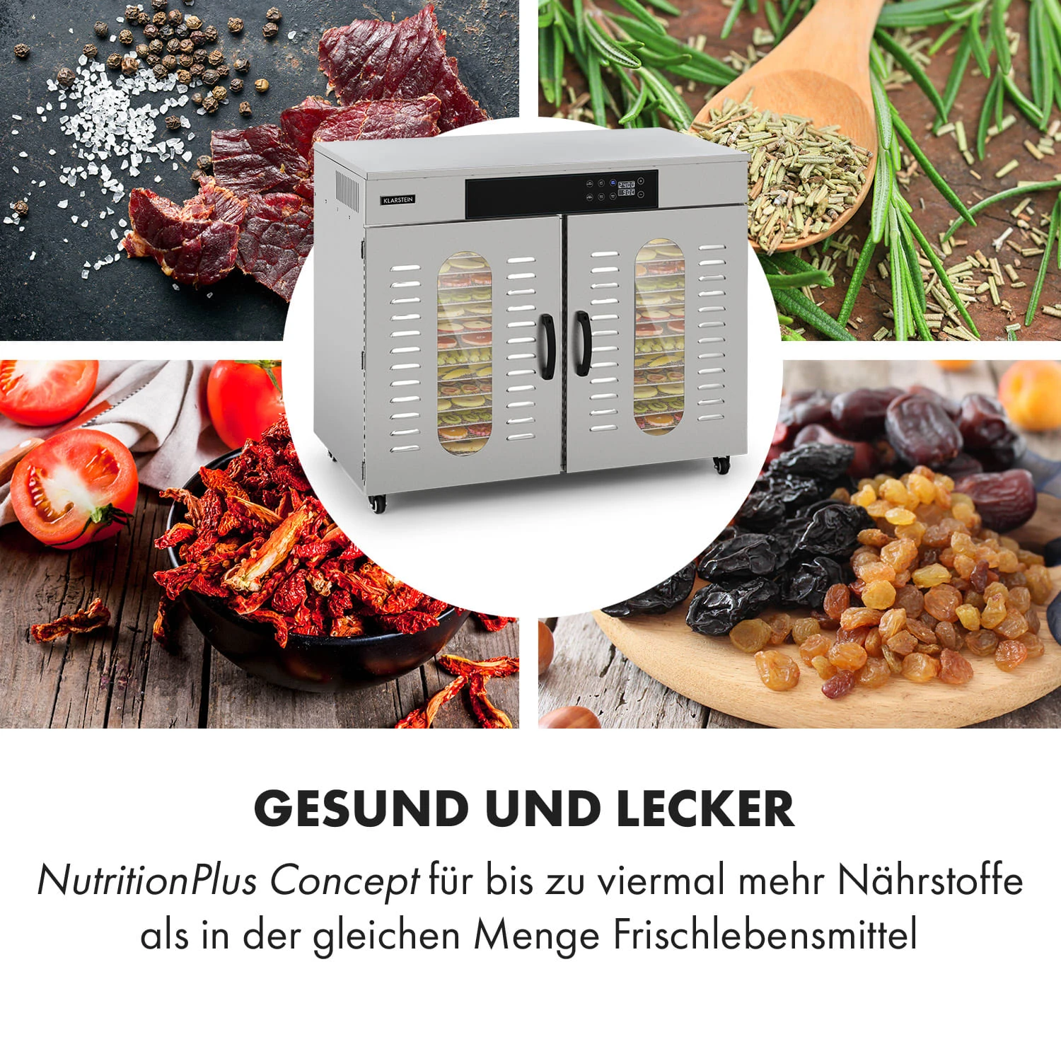 Master Jerky 500 Dörrautomat 3000W 40-90 °C 24h-Timer Edelstahl Silber 7 Master Jerky 500 Dörrautomat 3000W 40-90 °C 24h-Timer Edelstahl Silber – Bild 5