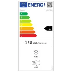 Garfield Eco L Gefrierschrank 64 Liter 80 W 40 DB 3 Schubladen -Einrichtungsgeschäft 10034550 energy label