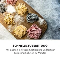 Pastamania Nudelmaschine 260W 7 Aufsätze 500 G 60 DB LED 14 Pastamania Nudelmaschine 260W 7 Aufsätze 500 G 60 DB LED -Einrichtungsgeschäft 10034566 de 0005 logo