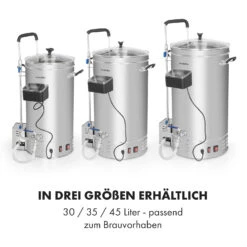 Brauheld Pro Maischekessel 2500W 30L 30-100°C Umwälzpumpe Edelstahl 16 Brauheld Pro Maischekessel 2500W 30L 30-100°C Umwälzpumpe Edelstahl -Einrichtungsgeschäft 10034586 de 0007 logo