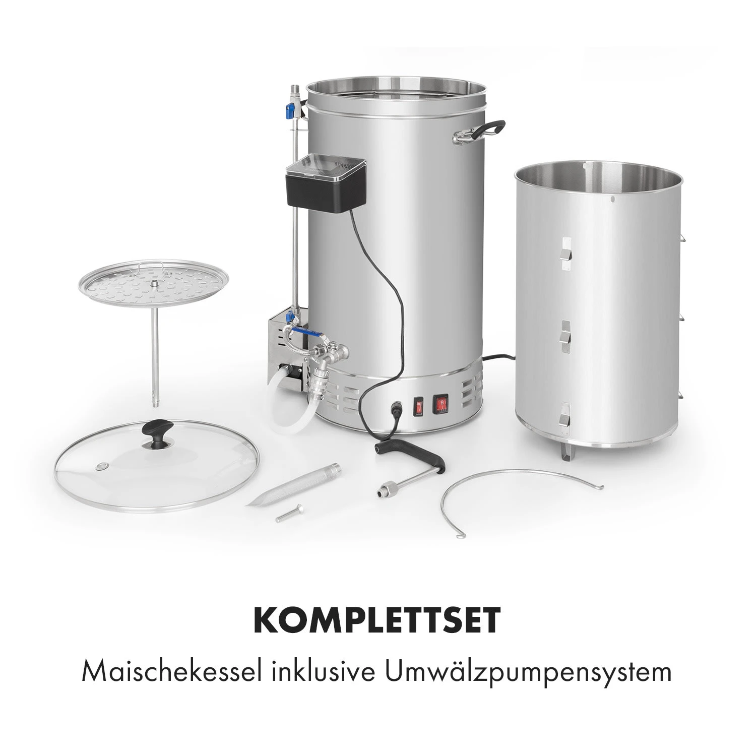 Brauheld Pro Maischekessel 2500W 35L 30-100°C Umwälzpumpe Edelstahl 8 Brauheld Pro Maischekessel 2500W 35L 30-100°C Umwälzpumpe Edelstahl – Bild 6