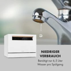 Lagoona Geschirrspülmaschine 1380W 6,5L 6 Gedecke Touch -Einrichtungsgeschäft 10034631 de 0007 logo