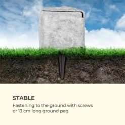 Power Rock Twilight 5 4-fach-Gartensteckdose IP44 Dämmerlichtsensor 5m -Einrichtungsgeschäft 10034693 yy 0005 logo Waldbeck Power Rock Twilight Gartensteckdose