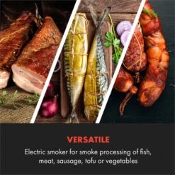 Flintstone Räucherofen 1600W Thermometer Edelstahl Elektrisch -Einrichtungsgeschäft 10034702 yy 0006 logo Klarstein NES C16