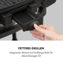 Gatsby Elektrogrill 2000W Antihaft-Grillfläche Seitentische Schwarz -Einrichtungsgeschäft 10034706 de 0008 logo