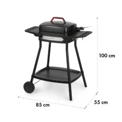 Gatsby Elektrogrill 2000W Antihaft-Grillfläche Seitentische Schwarz -Einrichtungsgeschäft 10034706 yy 0009 dimensions