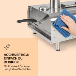 Diavolo Pizza-Pelletofen Inkl. Pizzastein Thermometer Edelstahl -Einrichtungsgeschäft 10034709 de 0005 logo