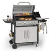Tomahawk Gasgrill 4x3,6 KW + 2,7 KW Brenner 66x43,5 Cm Grill Edelstahl -Einrichtungsgeschäft 10034710 yy 0001 titel