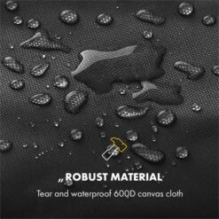 Tomahawk Wetterschutzhaube 600D Canvas 30/70% PE/PVC Schwarz 11 Tomahawk Wetterschutzhaube 600D Canvas 30/70% PE/PVC Schwarz -Einrichtungsgeschäft 10034713 yy 0003 logo Klarstein Tomahawk Wetterschutzhaube 140cm