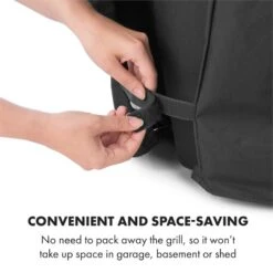 Tomahawk Wetterschutzhaube 600D Canvas 30/70% PE/PVC Schwarz 14 Tomahawk Wetterschutzhaube 600D Canvas 30/70% PE/PVC Schwarz -Einrichtungsgeschäft 10034713 yy 0006 logo Klarstein Tomahawk Wetterschutzhaube 140cm