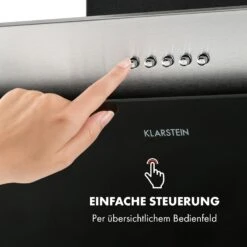 Alessia Dunstabzugshaube Kopffreihaube 350 M³/h Push Control Schwarz -Einrichtungsgeschäft 10034717 de 0005 logo