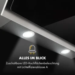 Alessia Dunstabzugshaube Kopffreihaube 350 M³/h Push Control Schwarz -Einrichtungsgeschäft 10034717 de 0007 logo