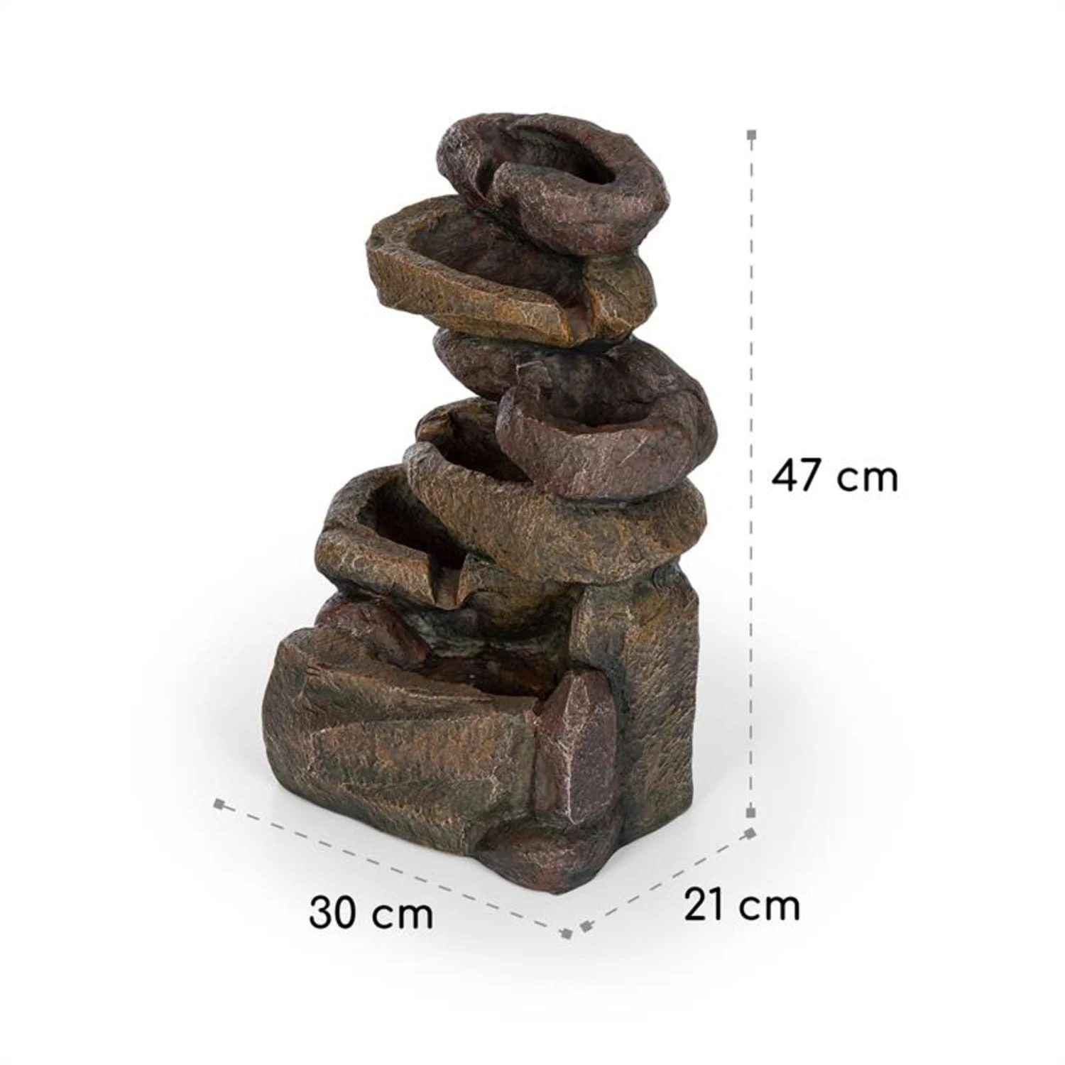 Savona Solarbrunnen 2,8 W Polyresin 5h Akku LEDs Steinoptik 10 Savona Solarbrunnen 2,8 W Polyresin 5h Akku LEDs Steinoptik – Bild 8