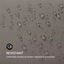 Flex-Shade L Sonnenschirm 130 X 180 Cm Polyester UV 50 Dunkelgrau -Einrichtungsgeschäft 10034726 yy 0004 logo Blumfeldt Flex Shade L Sonnenschirm 130x180 grau