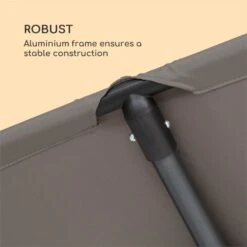 Flex-Shade XL Sonnenschirm 150 X 210 Cm Polyester UV 50 Dunkelgrau -Einrichtungsgeschäft 10034728 yy 0005 logo Blumfeldt Flex Shade XL Sonnenschirm 150x210 grau