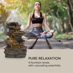 Messina Kaskadenbrunnen Solarbrunnen Gartenbrunnen Akku Solarpanel LED 13 Messina Kaskadenbrunnen Solarbrunnen Gartenbrunnen Akku Solarpanel LED -Einrichtungsgeschäft 10034734 yy 0004 logo Blumfeldt Messina Kaskadenbrunnen