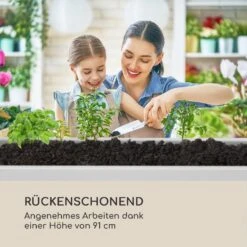 Nova Grow Gartenbeet 195 X 91 X 50 Cm WPC Holzoptik Weiß -Einrichtungsgeschäft 10034748 de 0007 logo