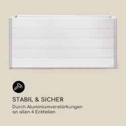 Nova Grow Gartenbeet 195 X 91 X 50 Cm WPC Holzoptik Weiß -Einrichtungsgeschäft 10034748 de 0008 logo