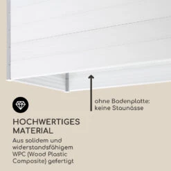 Nova Grow Gartenbeet 195 X 91 X 100 Cm WPC Holzoptik Weiß -Einrichtungsgeschäft 10034752 de 0004 logo