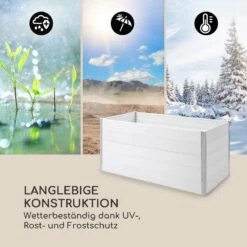 Nova Grow Gartenbeet 195 X 91 X 100 Cm WPC Holzoptik Weiß -Einrichtungsgeschäft 10034752 de 0005 logo